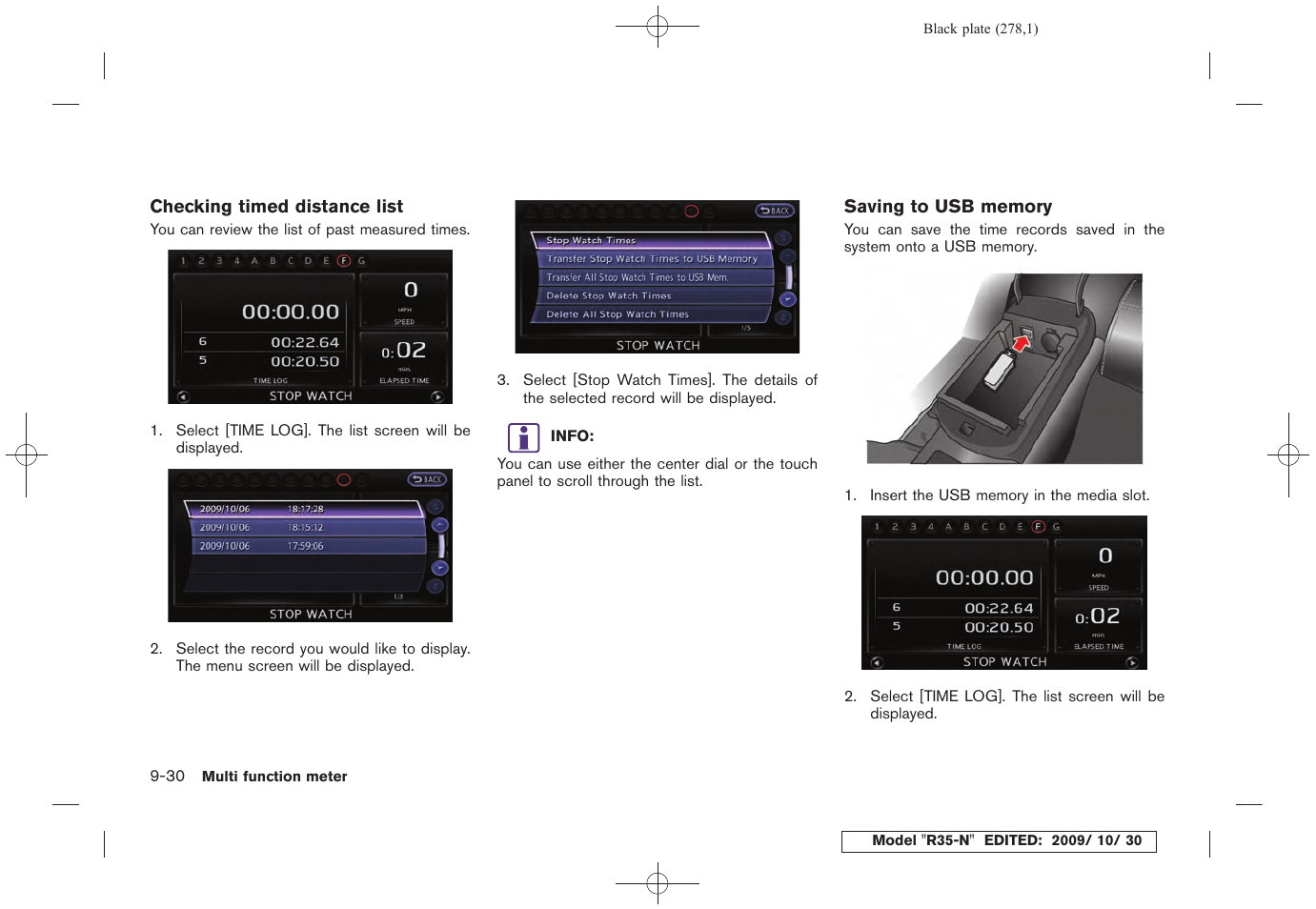 NISSAN 2011 GT R - Multi Function Display Owner's Manual User Manual | Page 272 / 312