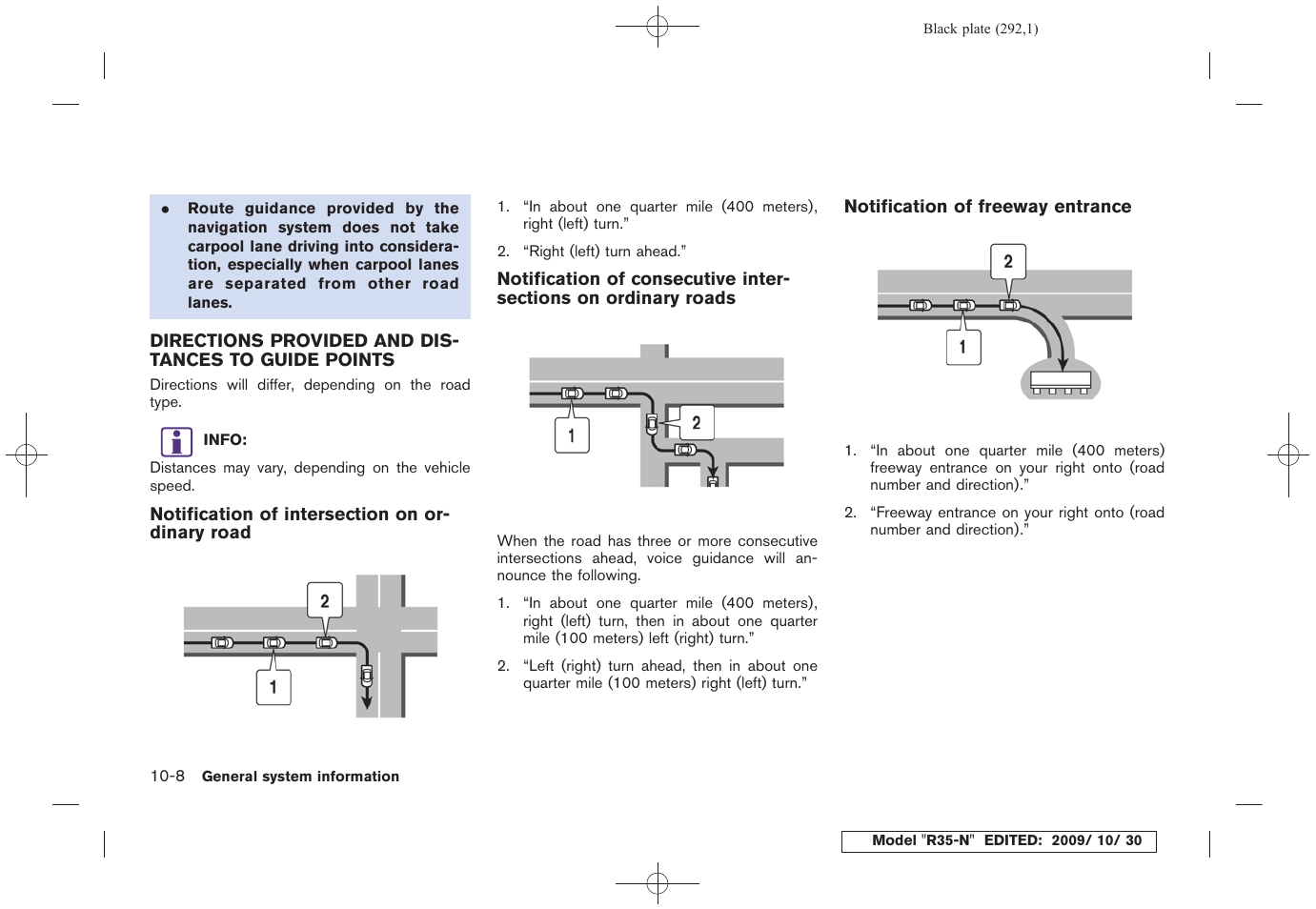 NISSAN 2011 GT R - Multi Function Display Owner's Manual User Manual | Page 286 / 312