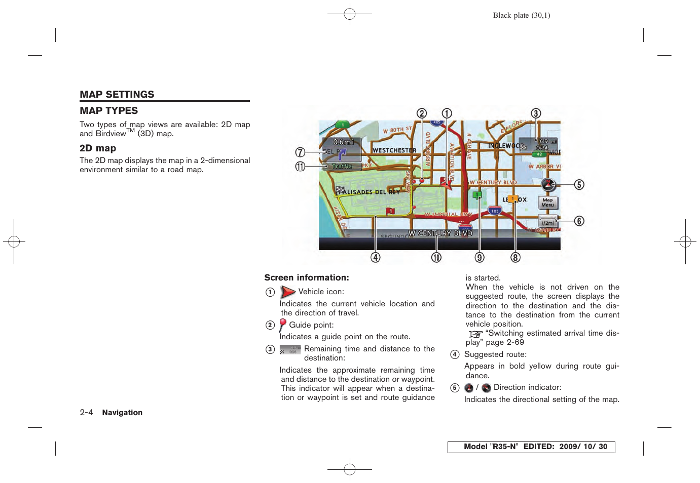 Map settings -4, Map types -4 | NISSAN 2011 GT R - Multi Function Display Owner's Manual User Manual | Page 32 / 312