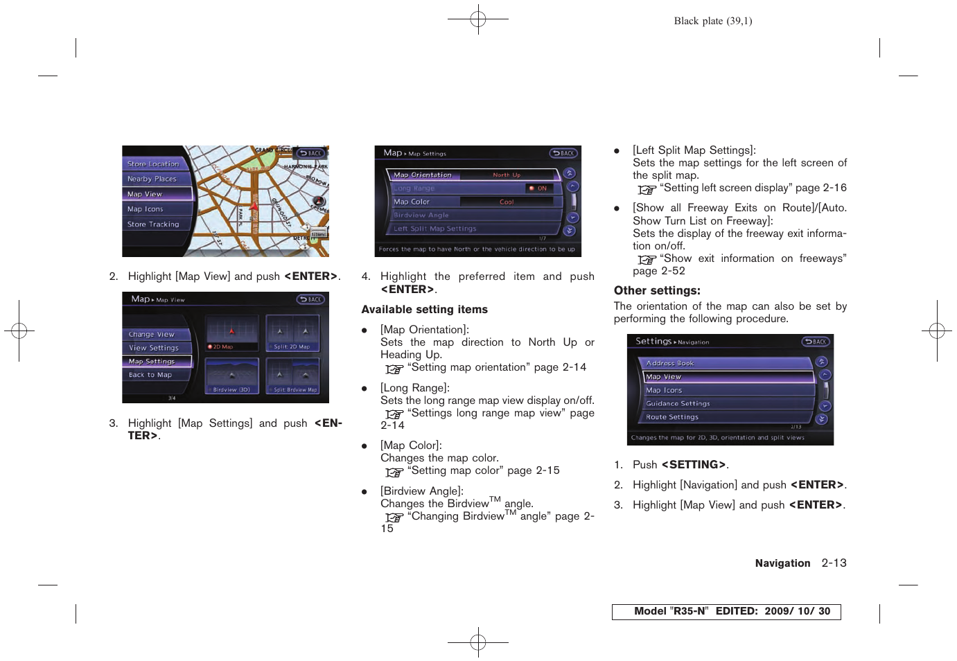NISSAN 2011 GT R - Multi Function Display Owner's Manual User Manual | Page 41 / 312