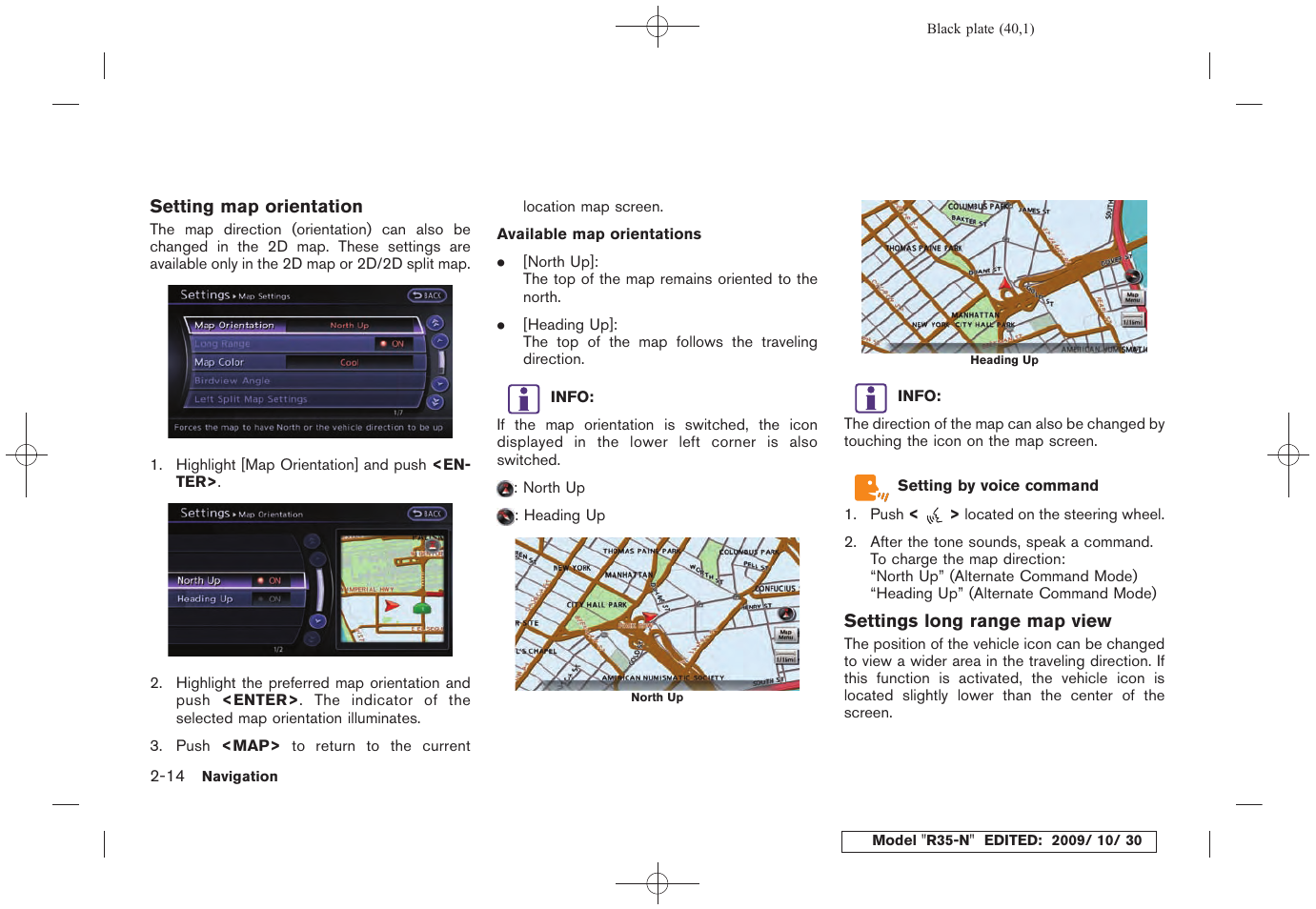 NISSAN 2011 GT R - Multi Function Display Owner's Manual User Manual | Page 42 / 312
