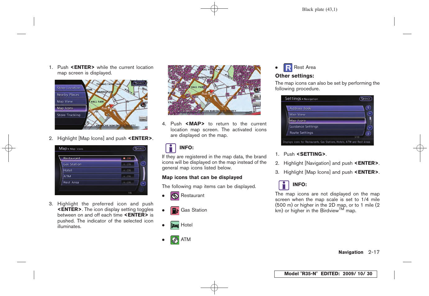 NISSAN 2011 GT R - Multi Function Display Owner's Manual User Manual | Page 45 / 312