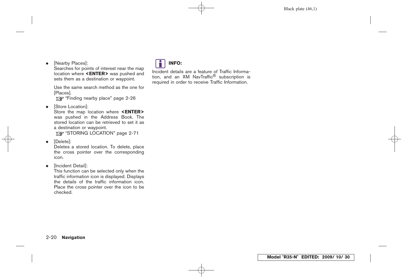 NISSAN 2011 GT R - Multi Function Display Owner's Manual User Manual | Page 48 / 312