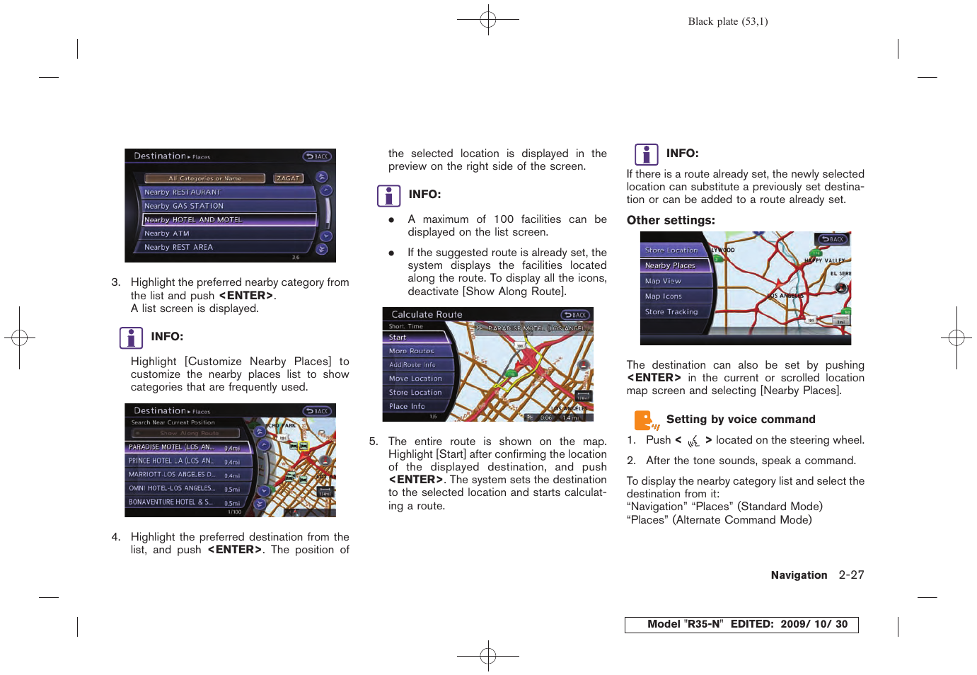 NISSAN 2011 GT R - Multi Function Display Owner's Manual User Manual | Page 55 / 312