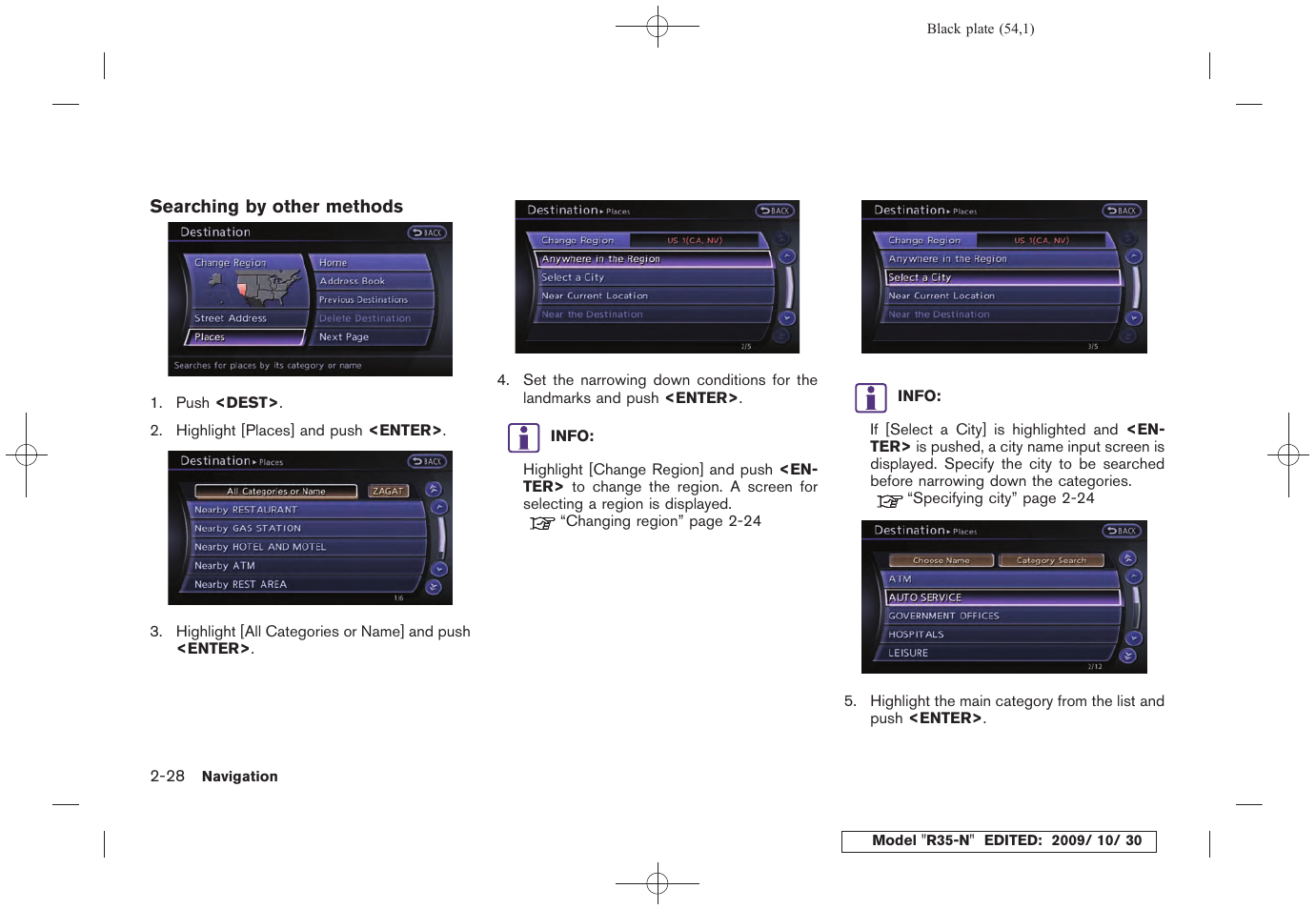 NISSAN 2011 GT R - Multi Function Display Owner's Manual User Manual | Page 56 / 312