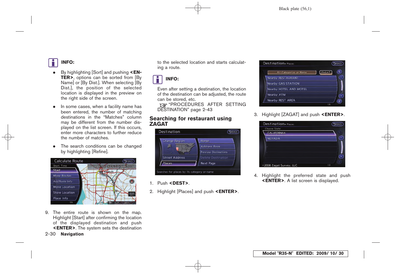 NISSAN 2011 GT R - Multi Function Display Owner's Manual User Manual | Page 58 / 312