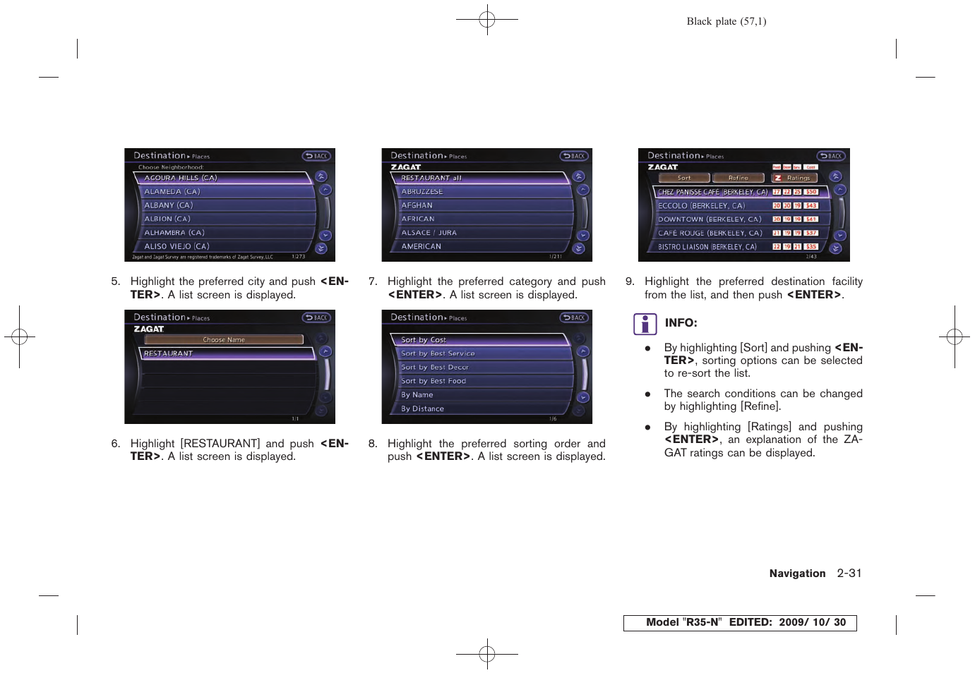 NISSAN 2011 GT R - Multi Function Display Owner's Manual User Manual | Page 59 / 312