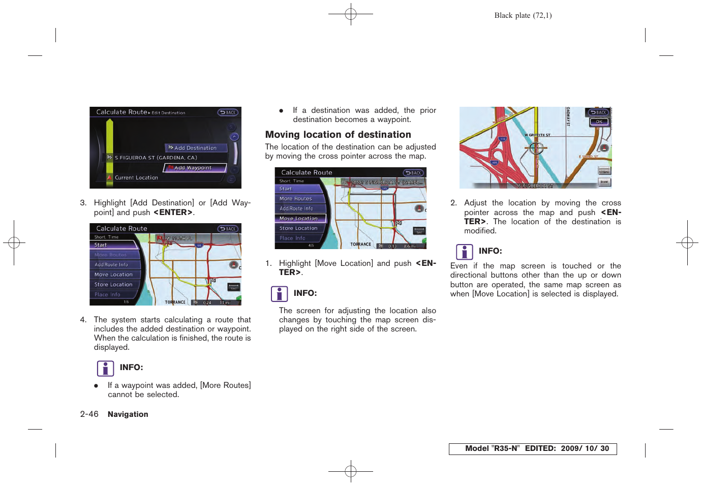 NISSAN 2011 GT R - Multi Function Display Owner's Manual User Manual | Page 74 / 312