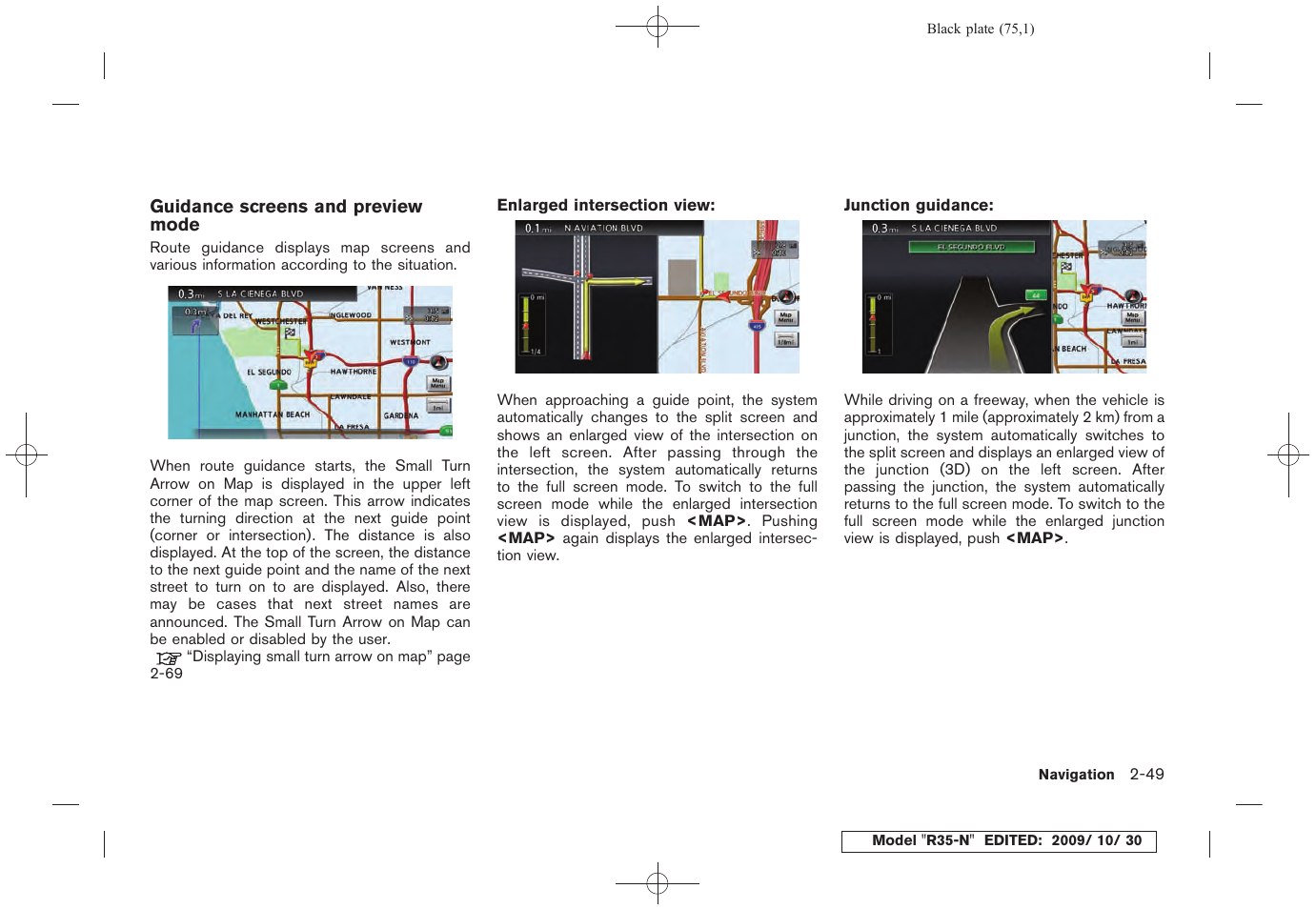 NISSAN 2011 GT R - Multi Function Display Owner's Manual User Manual | Page 77 / 312