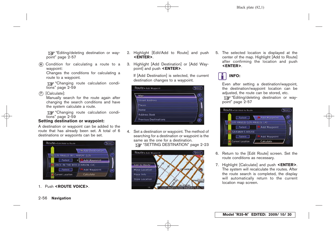 NISSAN 2011 GT R - Multi Function Display Owner's Manual User Manual | Page 84 / 312