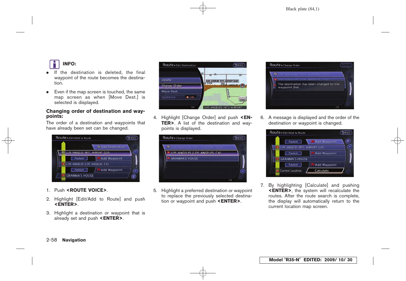 NISSAN 2011 GT R - Multi Function Display Owner's Manual User Manual | Page 86 / 312