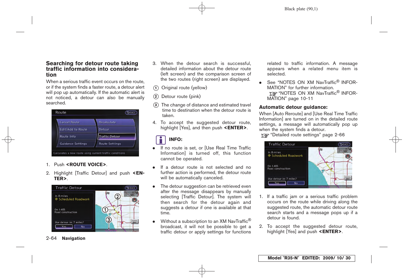 NISSAN 2011 GT R - Multi Function Display Owner's Manual User Manual | Page 92 / 312