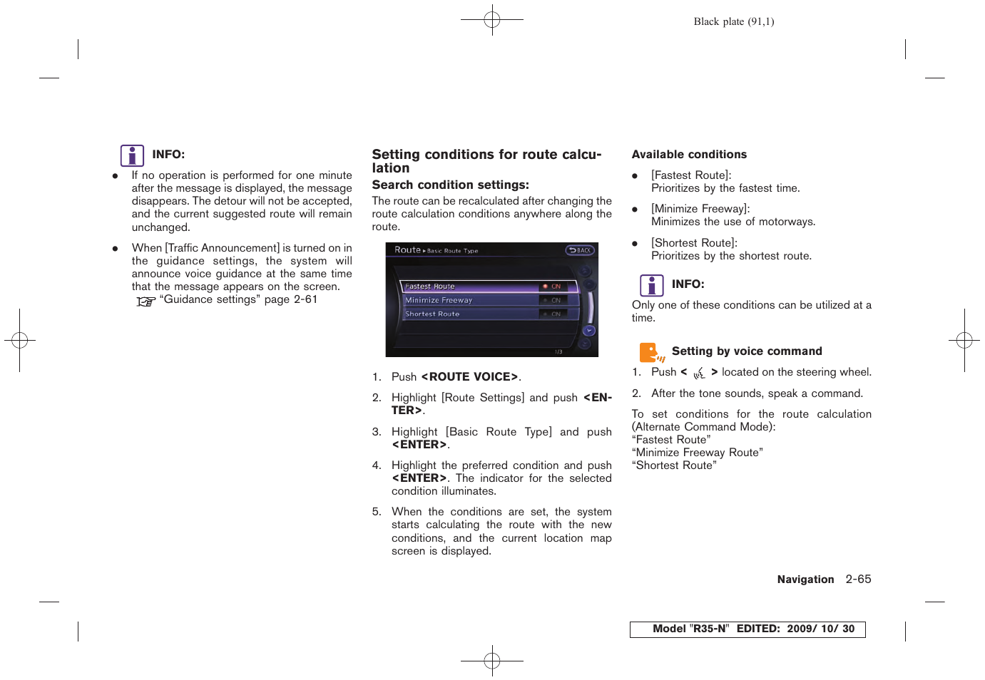 NISSAN 2011 GT R - Multi Function Display Owner's Manual User Manual | Page 93 / 312