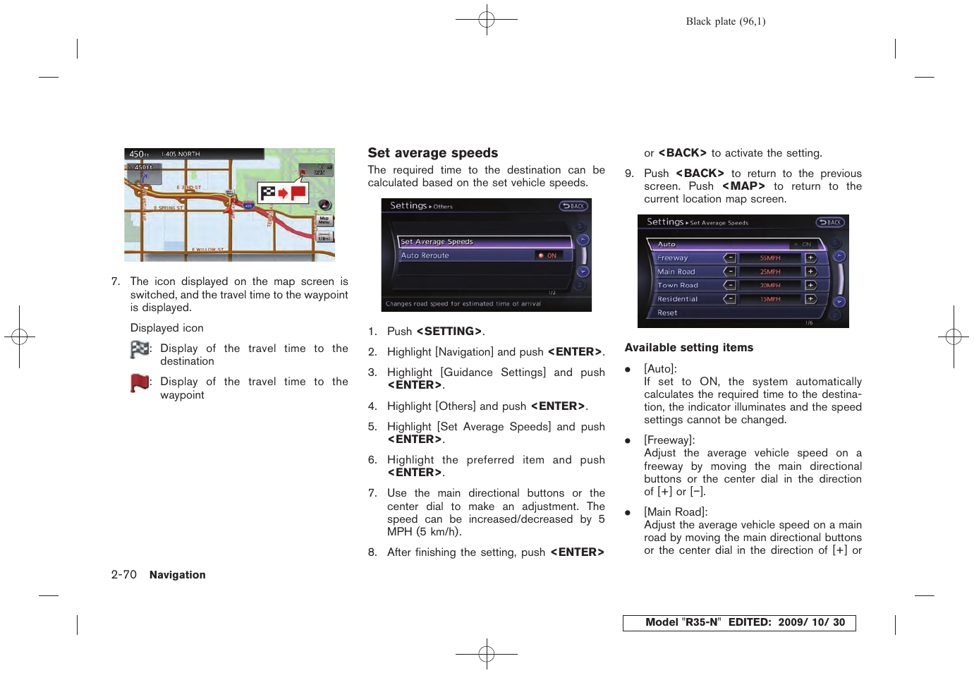 NISSAN 2011 GT R - Multi Function Display Owner's Manual User Manual | Page 98 / 312