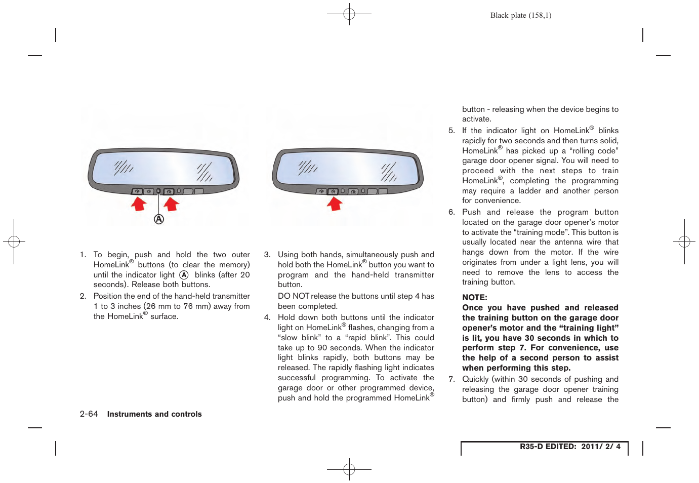 NISSAN 2012 GT R - Owner's Manual User Manual | Page 159 / 346
