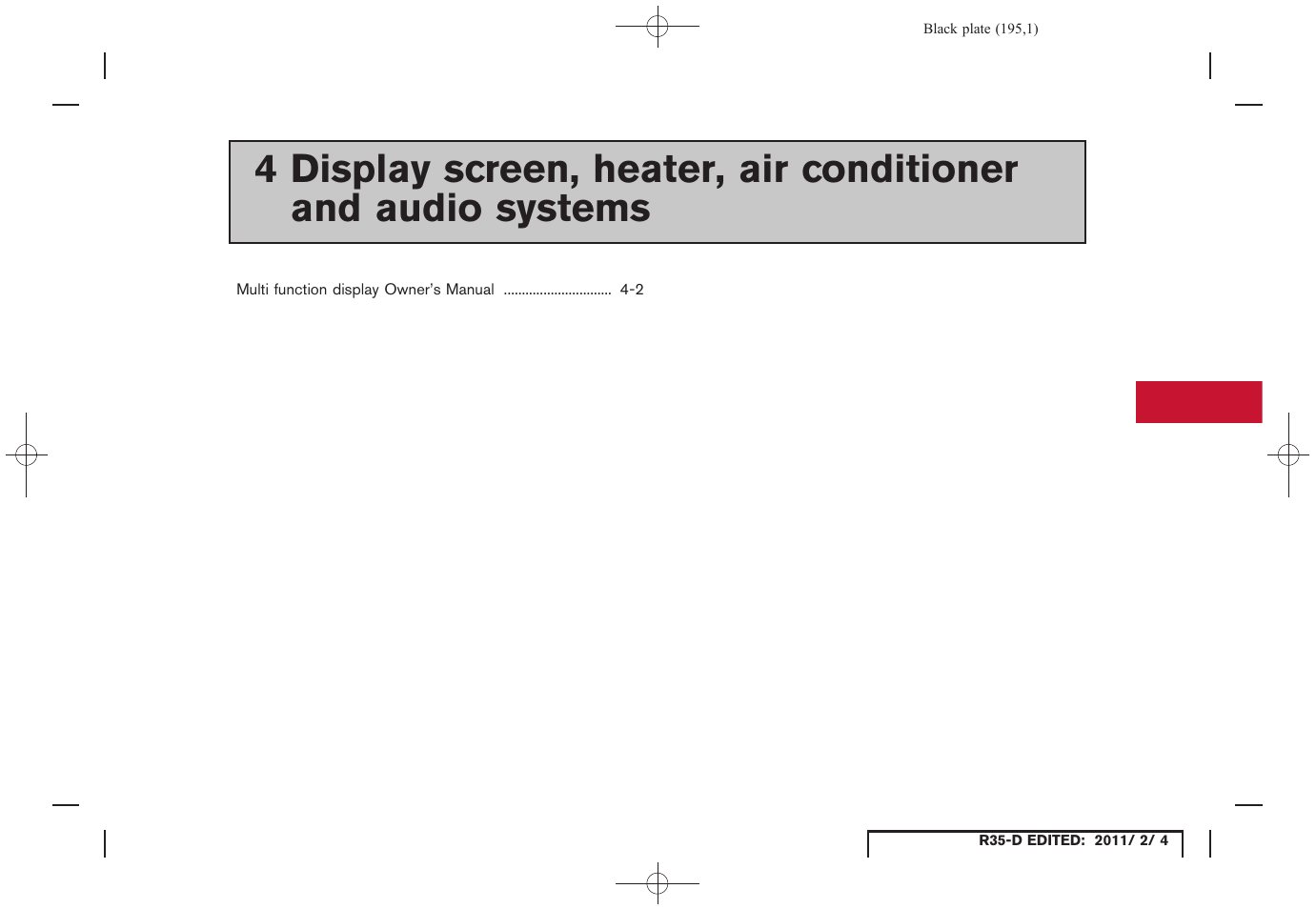 NISSAN 2012 GT R - Owner's Manual User Manual | Page 192 / 346