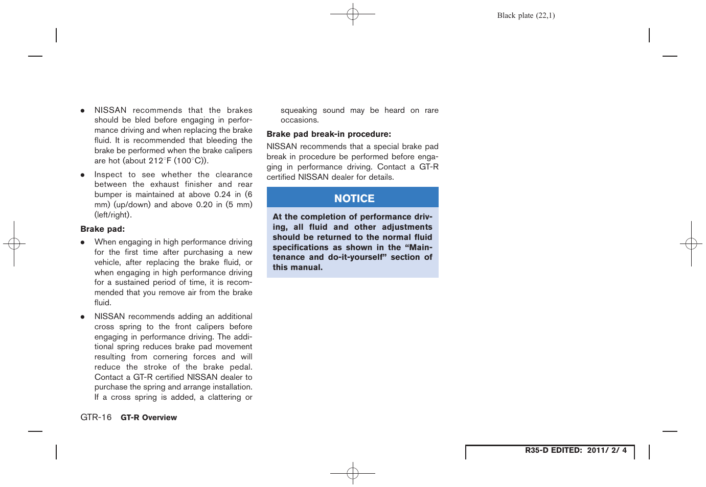 NISSAN 2012 GT R - Owner's Manual User Manual | Page 23 / 346