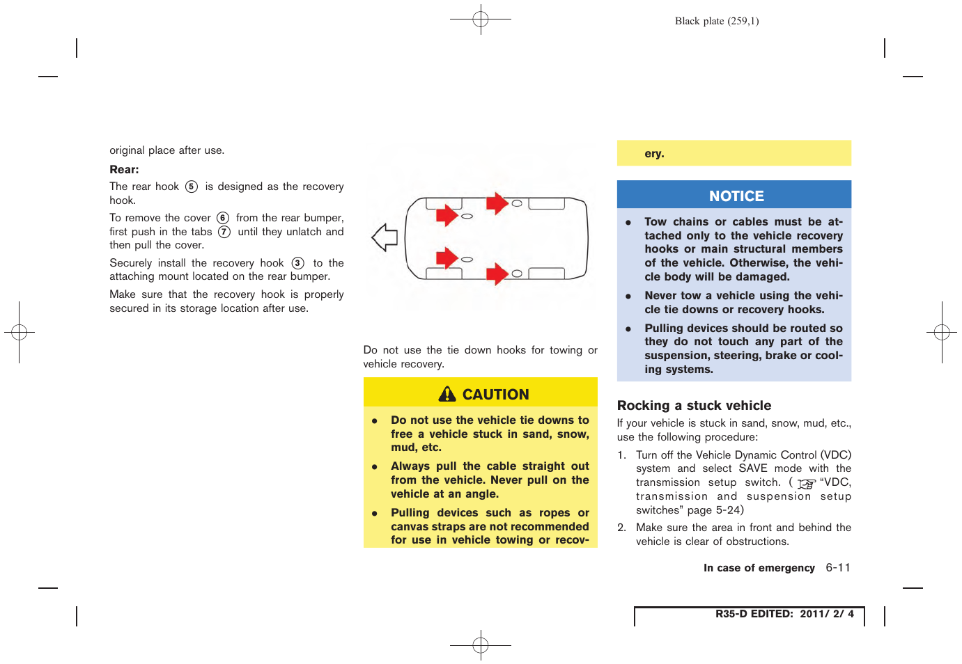 NISSAN 2012 GT R - Owner's Manual User Manual | Page 256 / 346