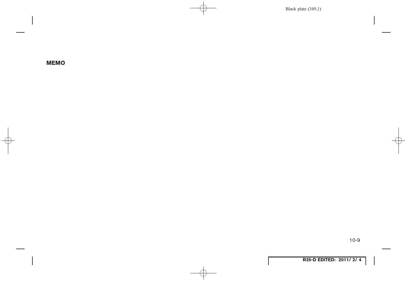 NISSAN 2012 GT R - Owner's Manual User Manual | Page 344 / 346