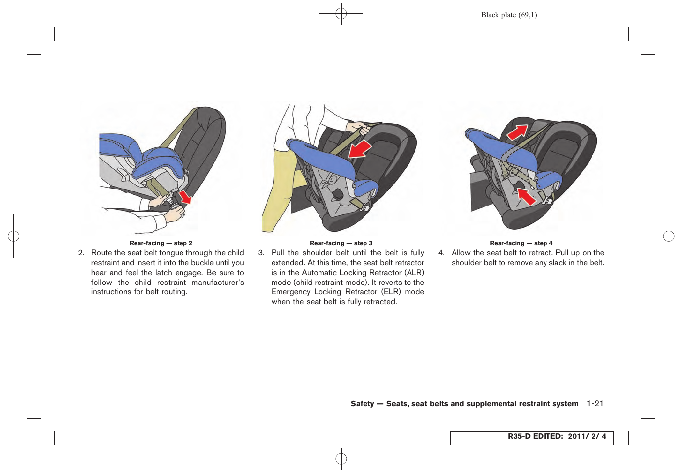NISSAN 2012 GT R - Owner's Manual User Manual | Page 70 / 346