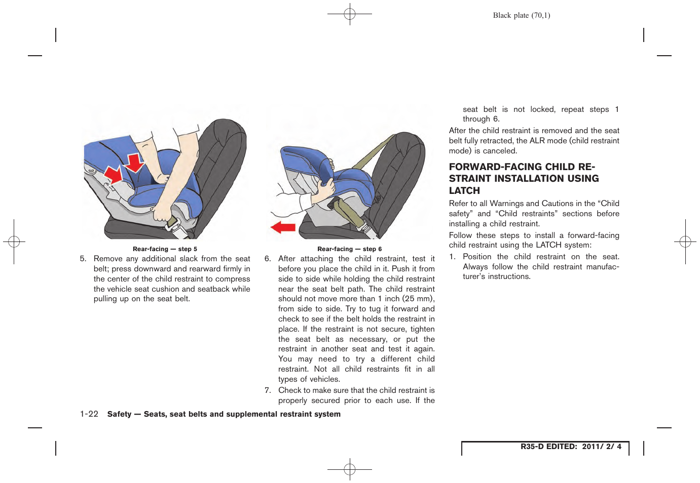NISSAN 2012 GT R - Owner's Manual User Manual | Page 71 / 346