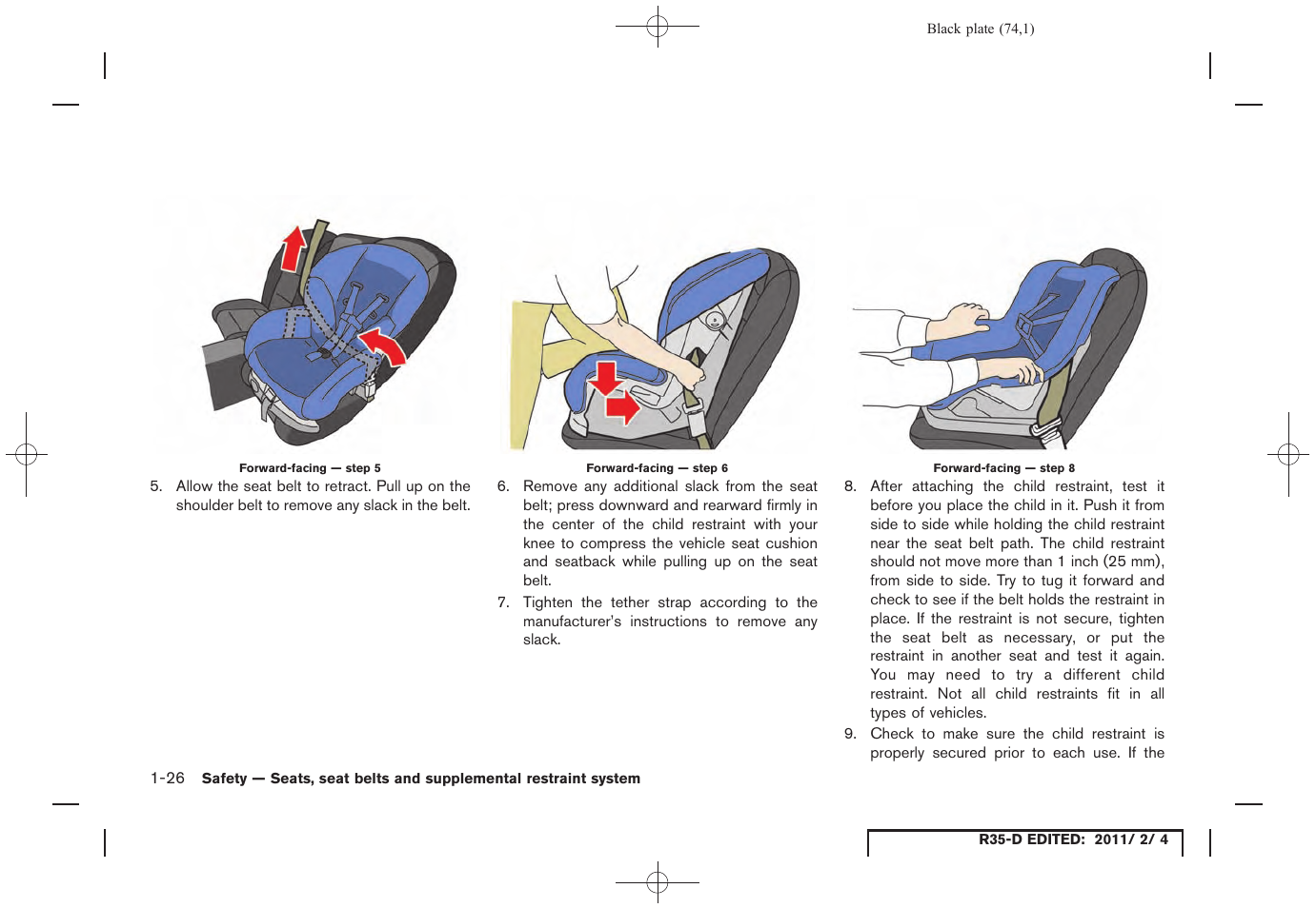 NISSAN 2012 GT R - Owner's Manual User Manual | Page 75 / 346