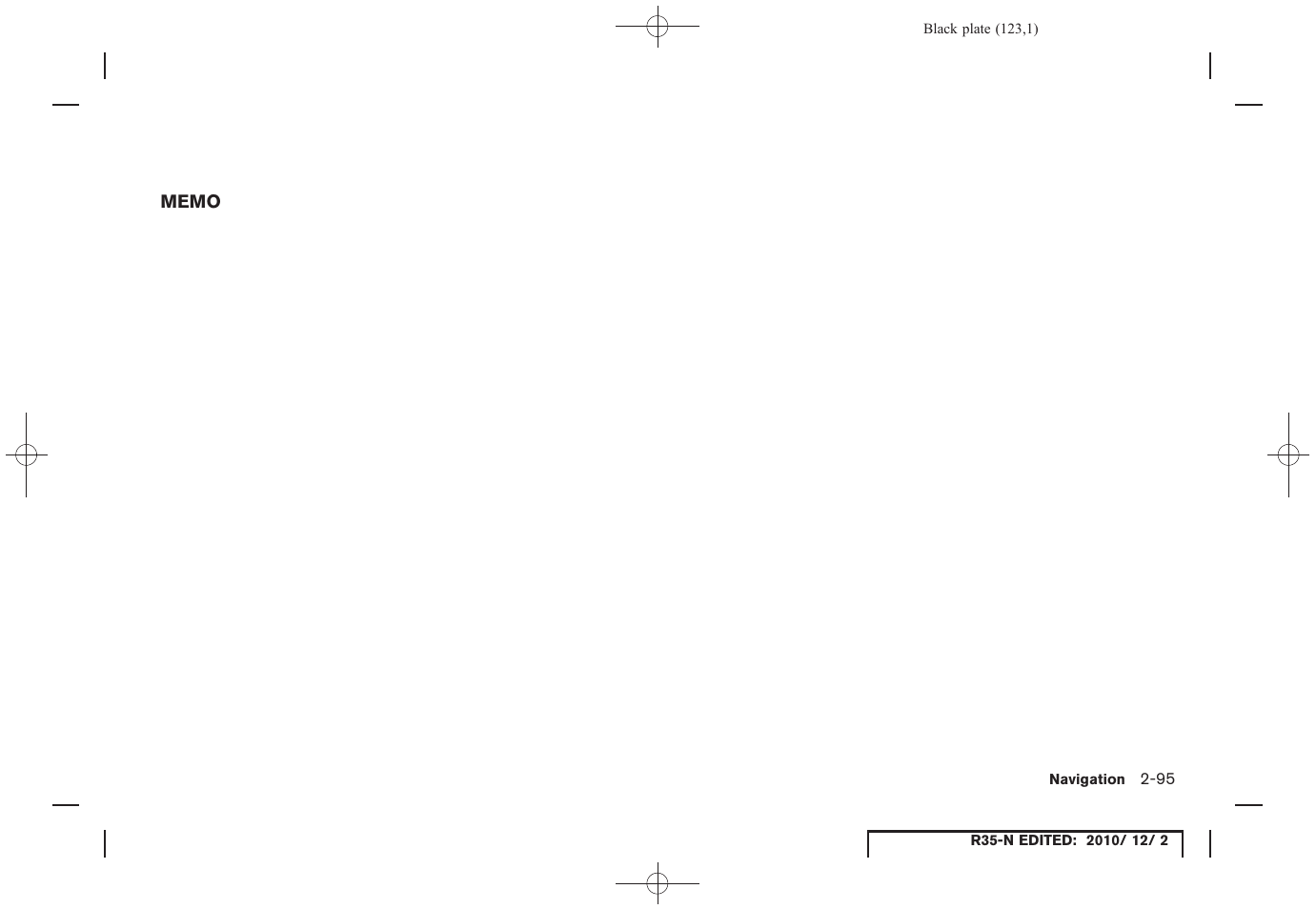 NISSAN 2012 GT R - Multi Function Display Owner's Manual User Manual | Page 123 / 307