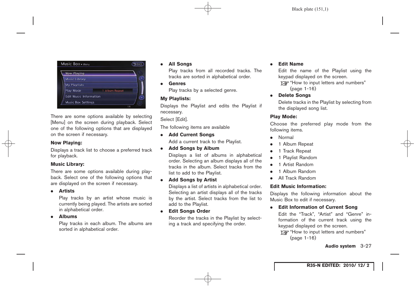 NISSAN 2012 GT R - Multi Function Display Owner's Manual User Manual | Page 151 / 307