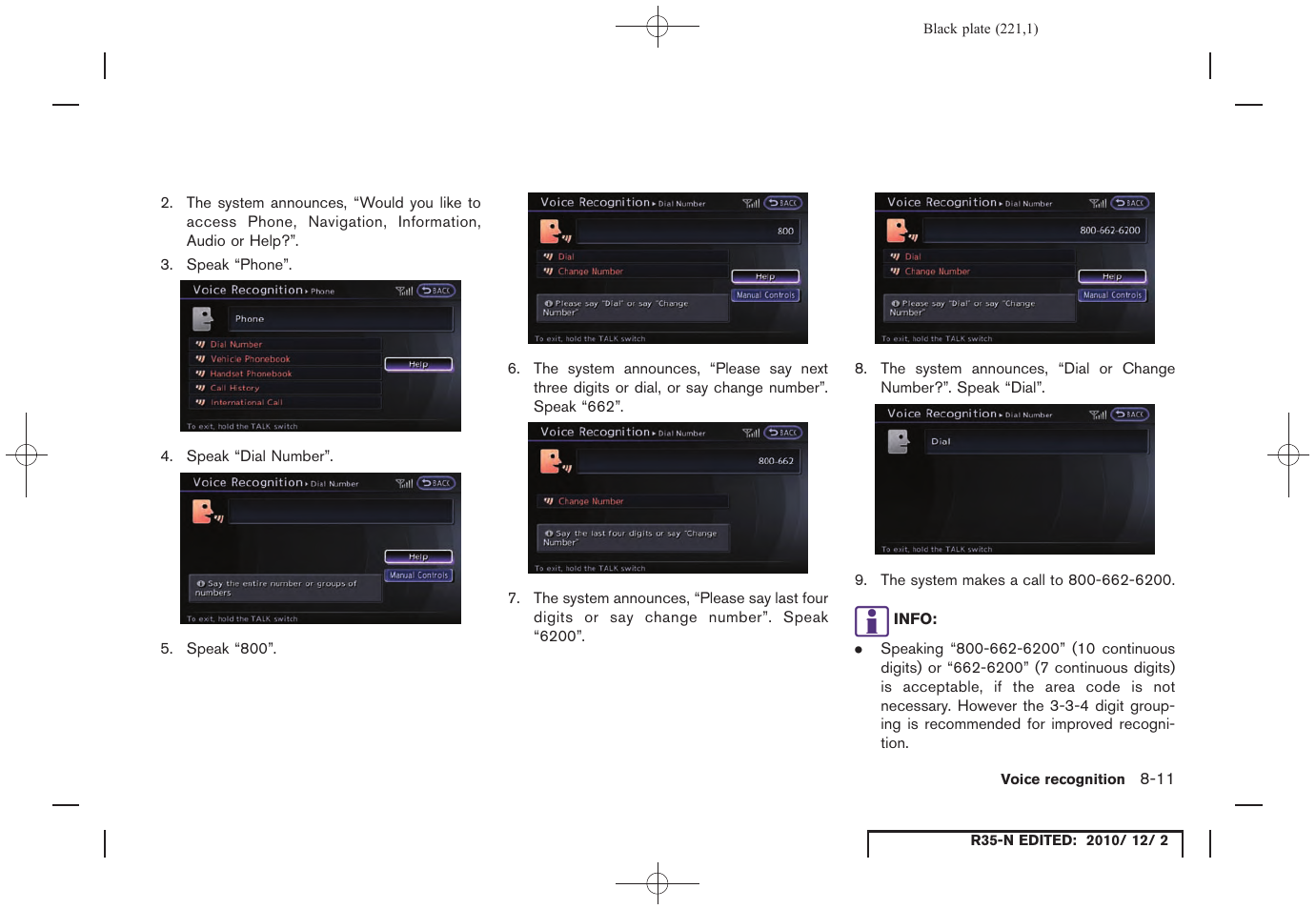 NISSAN 2012 GT R - Multi Function Display Owner's Manual User Manual | Page 221 / 307