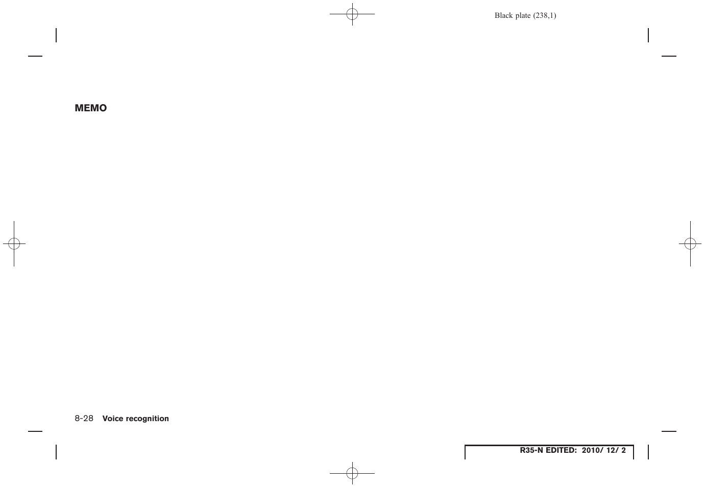 NISSAN 2012 GT R - Multi Function Display Owner's Manual User Manual | Page 238 / 307