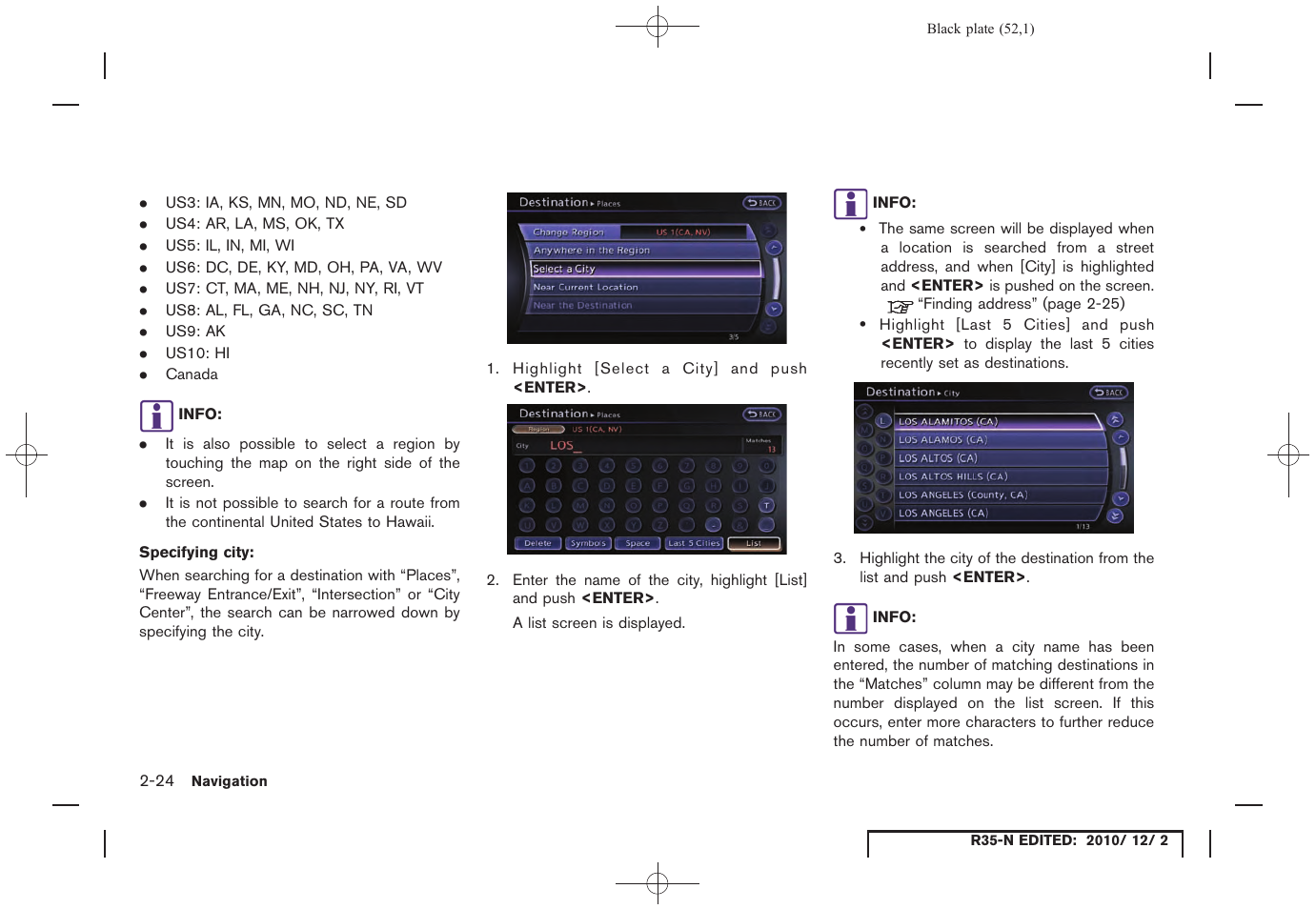 NISSAN 2012 GT R - Multi Function Display Owner's Manual User Manual | Page 52 / 307