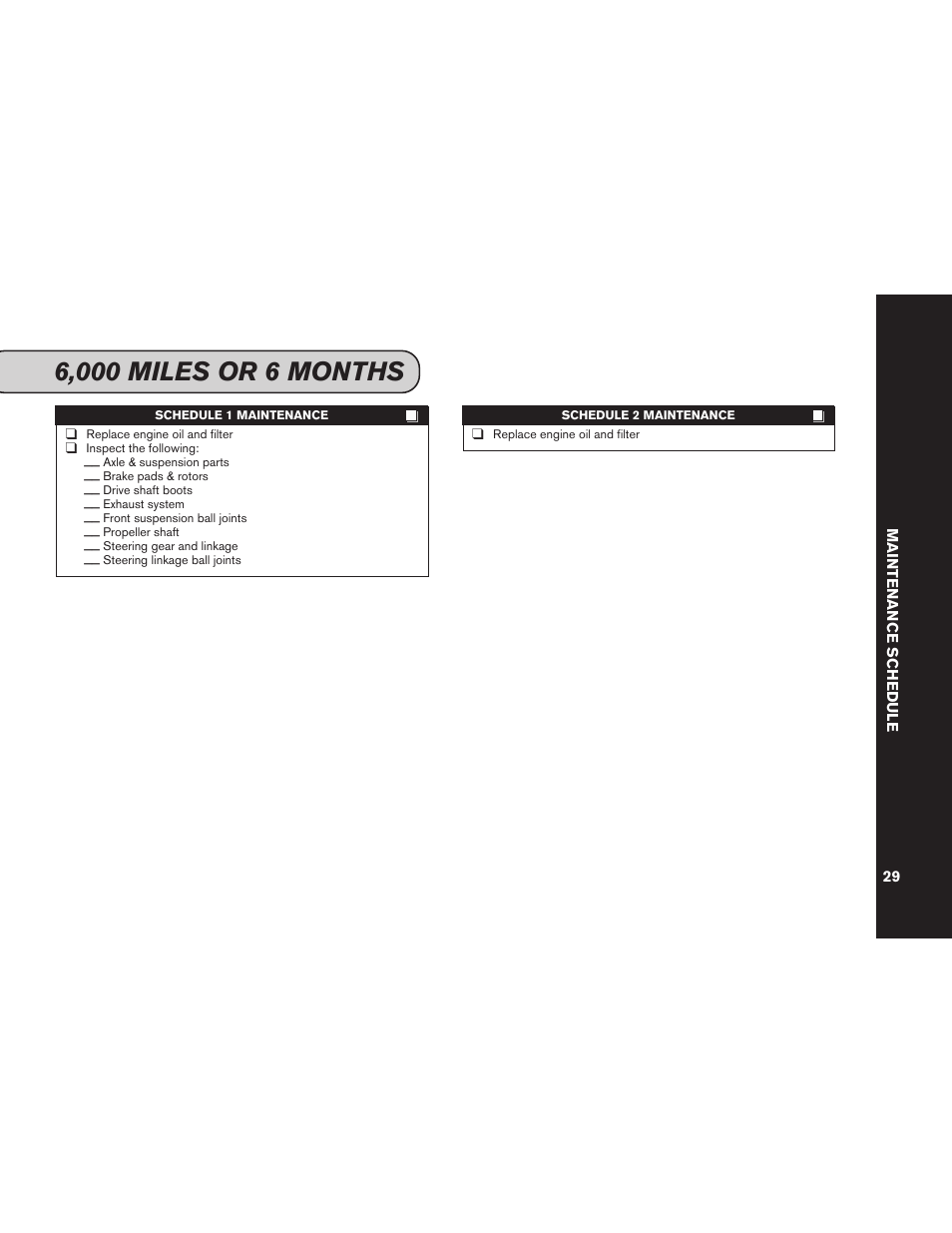 Maintenance schedule | NISSAN 2012 GT R - Service & Maintenance Guide User Manual | Page 31 / 60