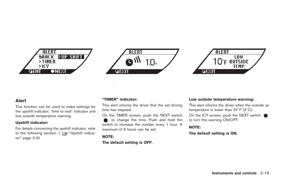 NISSAN 2013 GT R - Owner's Manual User Manual | Page 114 / 346