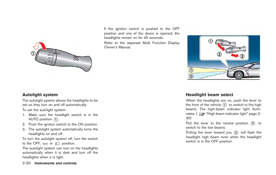 NISSAN 2013 GT R - Owner's Manual User Manual | Page 145 / 346