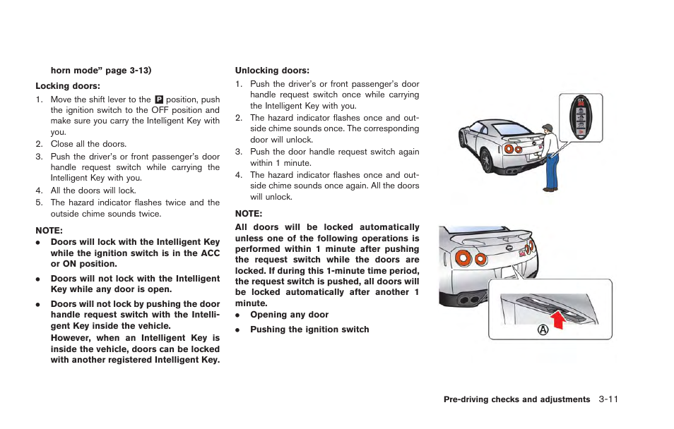 NISSAN 2013 GT R - Owner's Manual User Manual | Page 172 / 346
