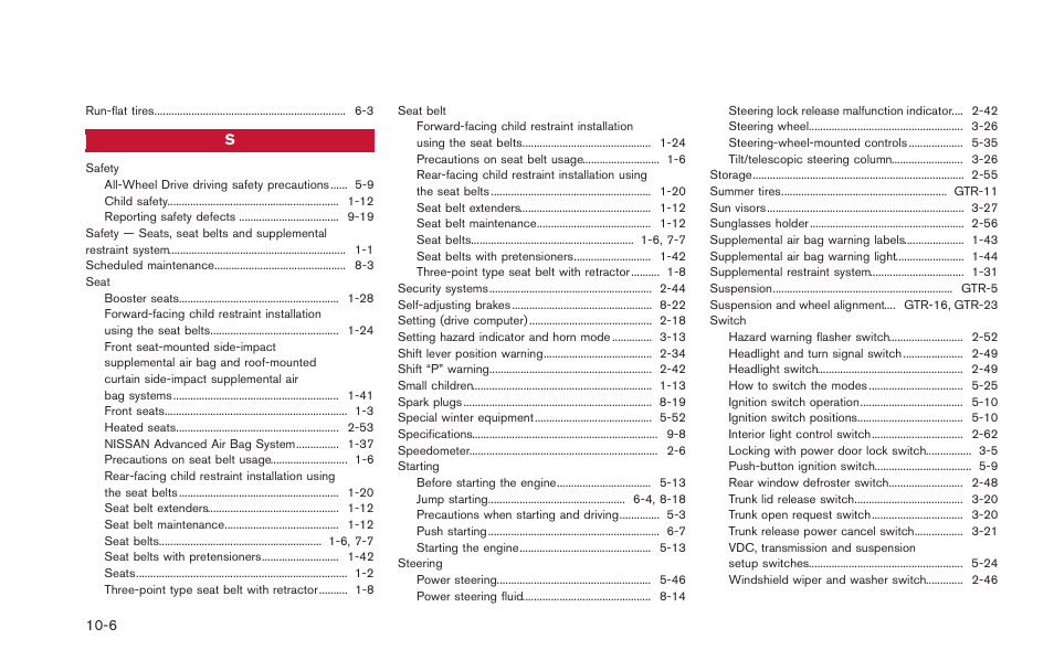 NISSAN 2013 GT R - Owner's Manual User Manual | Page 341 / 346