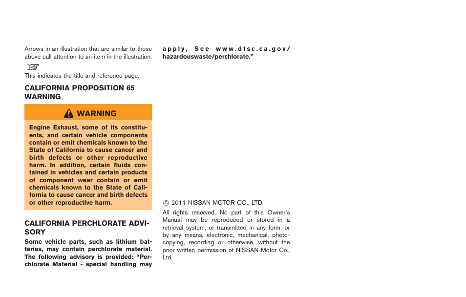 Warning | NISSAN 2013 GT R - Owner's Manual User Manual | Page 4 / 346