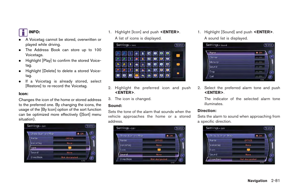 NISSAN 2013 GT R - Multi Function Display Owner's Manual User Manual | Page 109 / 315