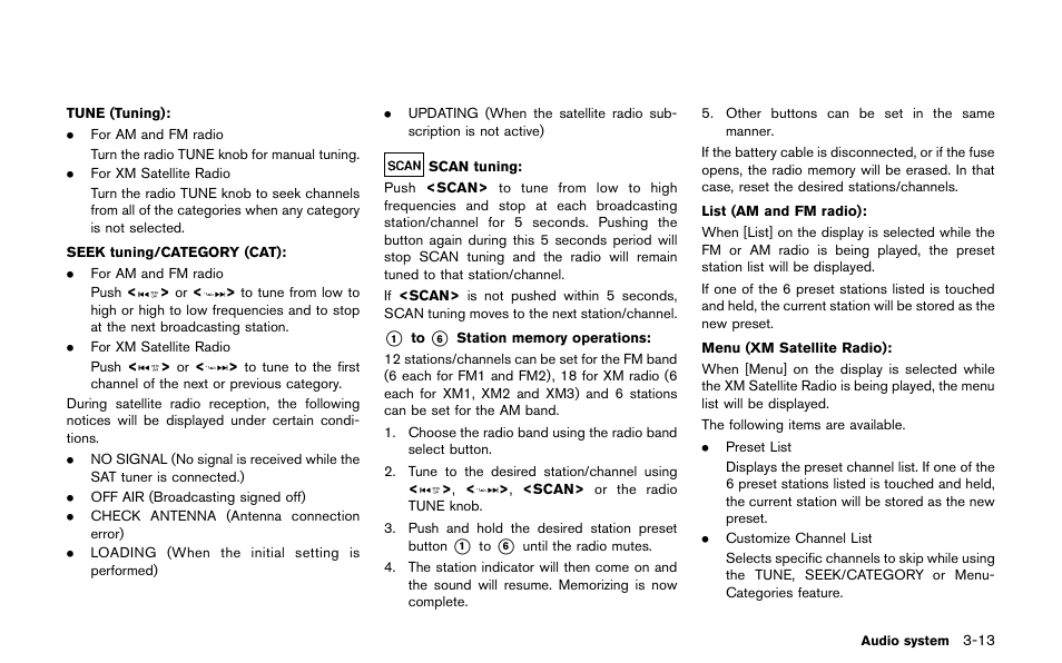 NISSAN 2013 GT R - Multi Function Display Owner's Manual User Manual | Page 141 / 315
