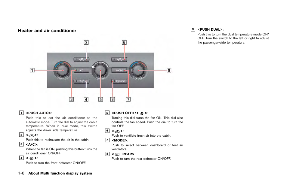 NISSAN 2013 GT R - Multi Function Display Owner's Manual User Manual | Page 18 / 315