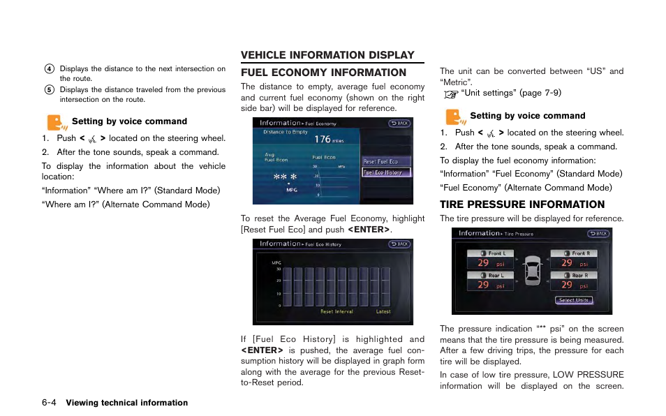 Vehicle information display -4 | NISSAN 2013 GT R - Multi Function Display Owner's Manual User Manual | Page 182 / 315