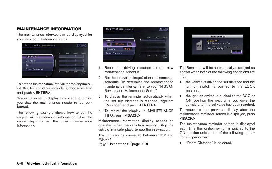 Maintenance information -6 | NISSAN 2013 GT R - Multi Function Display Owner's Manual User Manual | Page 184 / 315