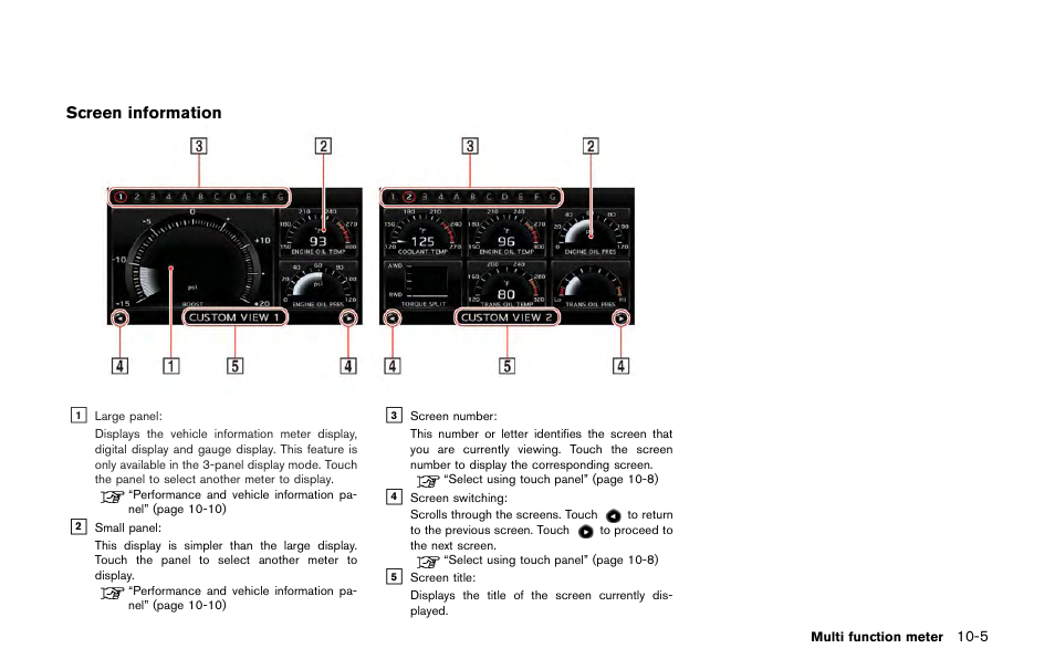 NISSAN 2013 GT R - Multi Function Display Owner's Manual User Manual | Page 251 / 315
