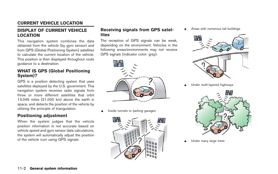 Current vehicle location -2 | NISSAN 2013 GT R - Multi Function Display Owner's Manual User Manual | Page 280 / 315