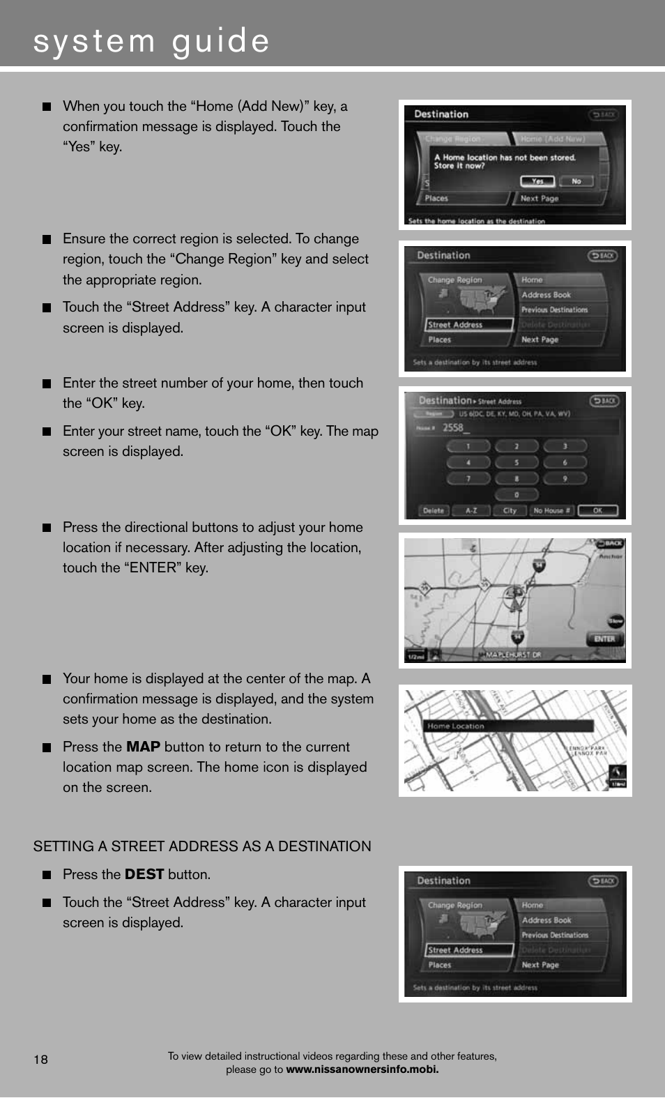 System guide | NISSAN 2013 GT R - Quick Reference Guide User Manual | Page 20 / 24