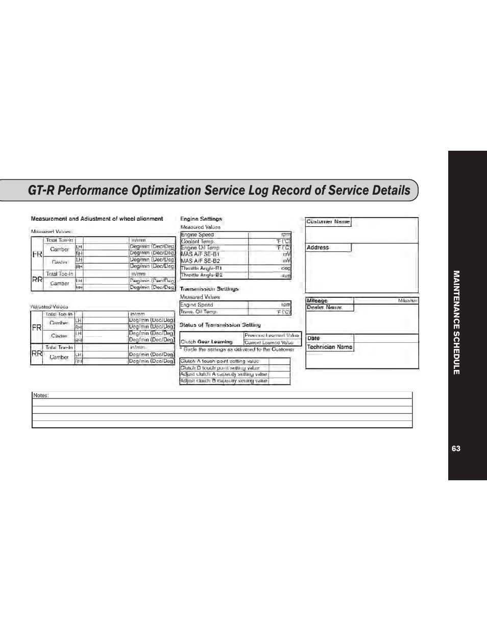 NISSAN 2013 GT R - Service & Maintenance Guide User Manual | Page 64 / 79