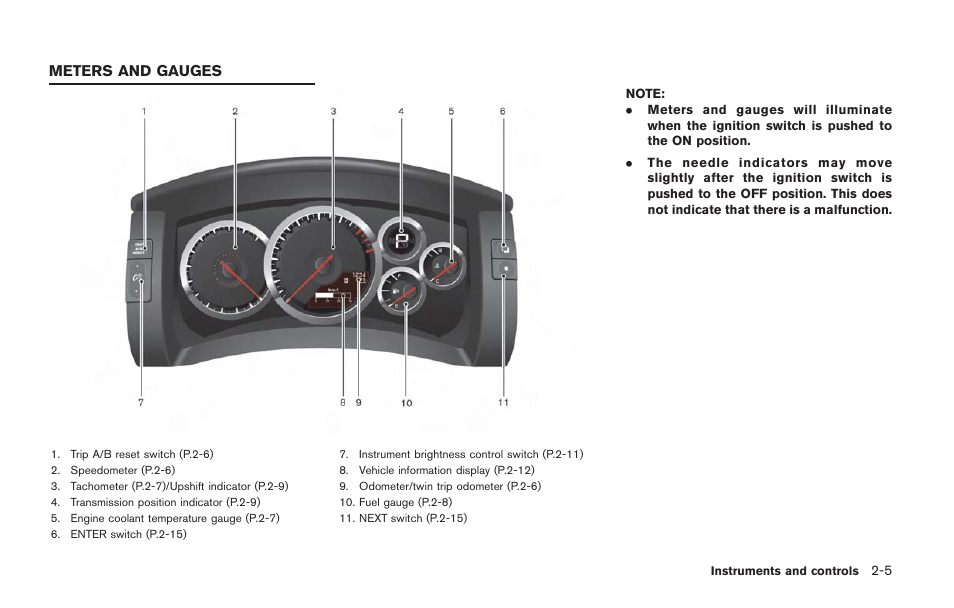 Meters and gauges -5 | NISSAN 2014 GT R - Owner's Manual User Manual | Page 102 / 354