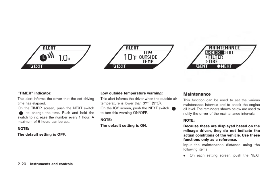 NISSAN 2014 GT R - Owner's Manual User Manual | Page 117 / 354