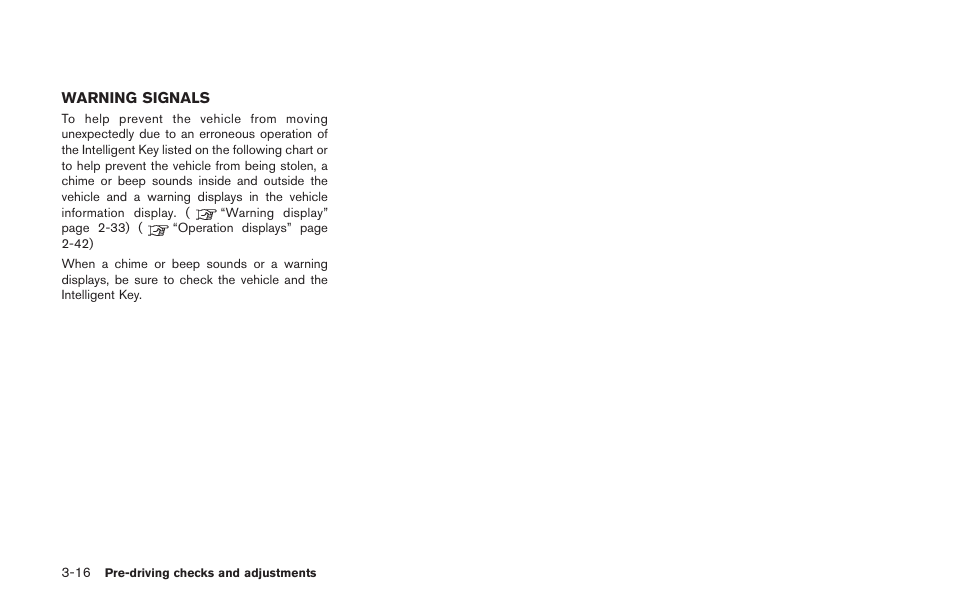 Warning signals -16 | NISSAN 2014 GT R - Owner's Manual User Manual | Page 181 / 354