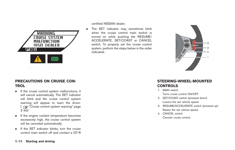 NISSAN 2014 GT R - Owner's Manual User Manual | Page 231 / 354